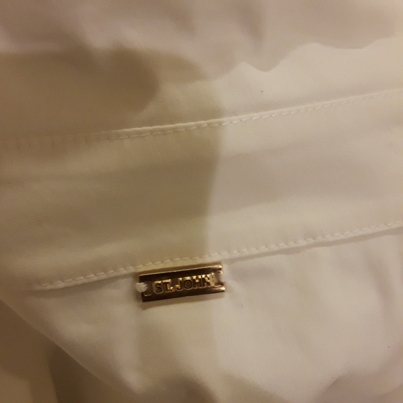 St. John Off White Blouse - Picture 8 of 8